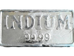 Indium Ingot | metal indium brand InOO GOST 10297-94