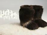Mens winter boots made of goats fur and wool - photo 5