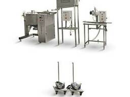 The technological line for processing classic mayonnaise